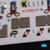 KELIK K72085 F-14A Tomcat - interior 3D decals for Hasegawa kit 1/72